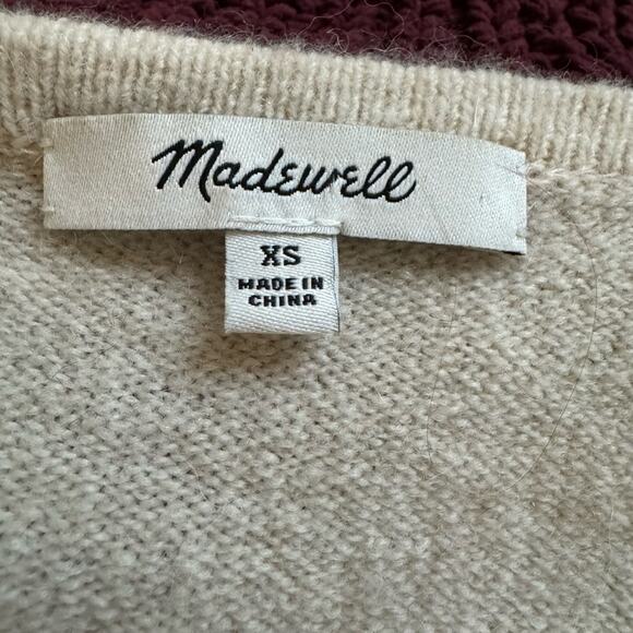 Madewell Kent Striped Cardigan Sweater in Coziest Yarn Size XS EUC - Picture 10 of 11